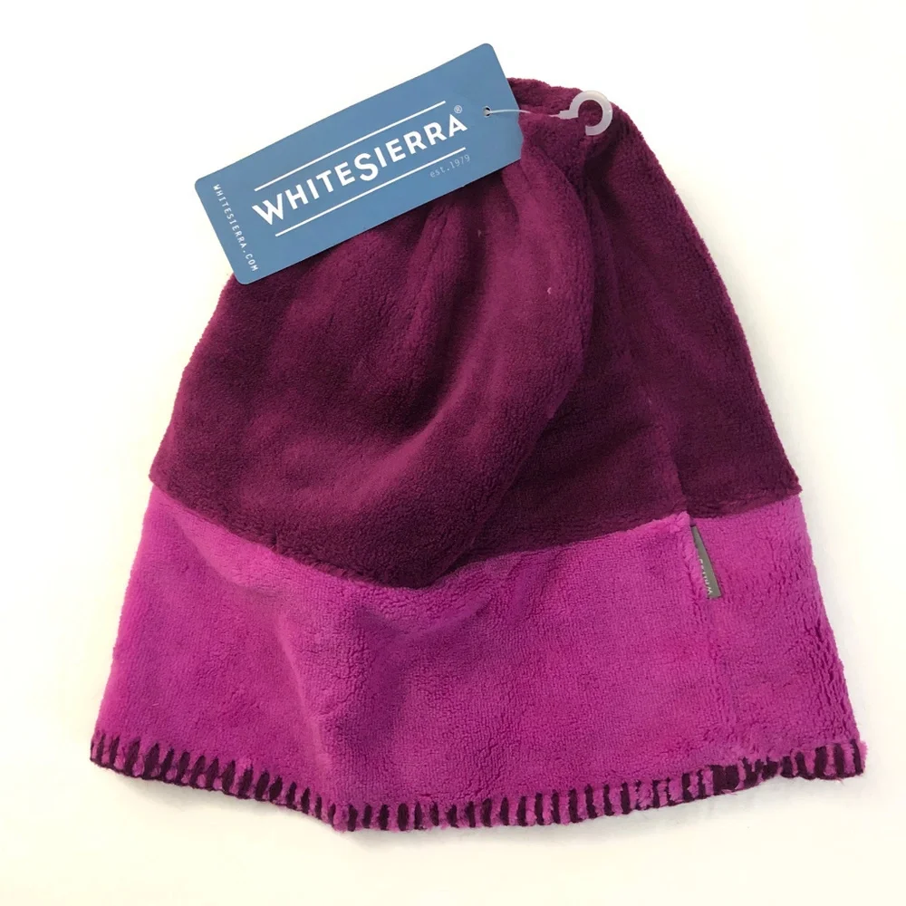 White Sierra Youth Kids Cozy Beanie Kids Purple